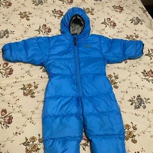 Molehill bunting suit 2T down fill